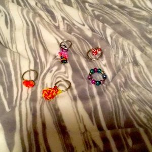 These are keychains that I made, and I been trying to sell them. Nobody wants 1.